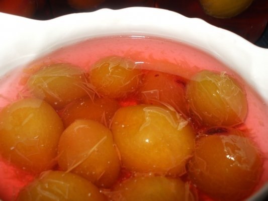 Compot de prune verzi fara conservant