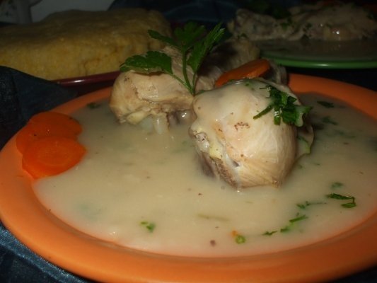 Ciulama cu rasol de pui