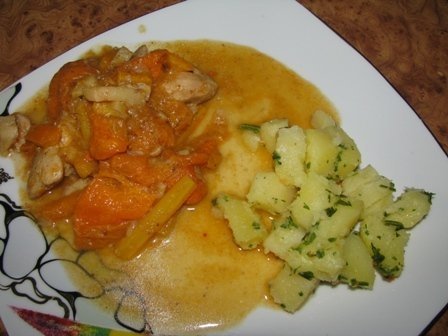 Tocanita de pui cu caise