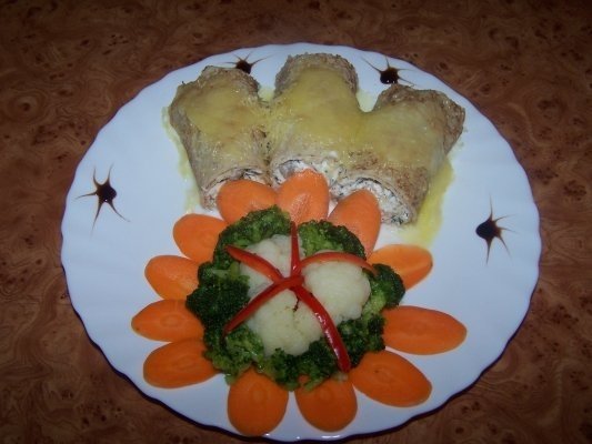 Clatite cu pui cu sote de legume (Irezistibil !!!)