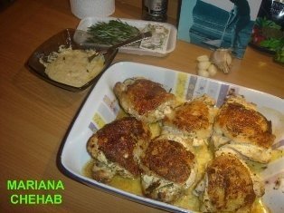 Solduri de gaina cu rozmarin si cu cascaval Filadelfia