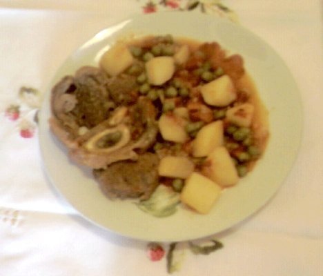 Osso Buco - carne cu legume