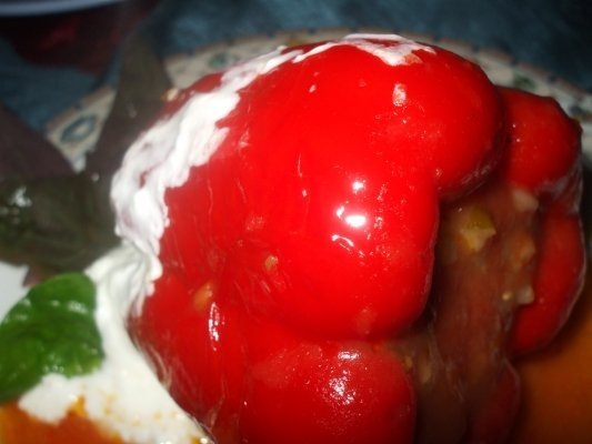 Ardei umpluti cu orez si legume