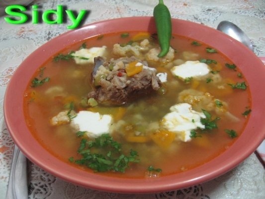 Ciorba de conopida cu mazare