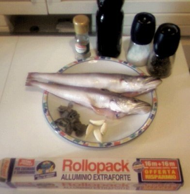 Peste al cartoccio sau in punga la cuptor