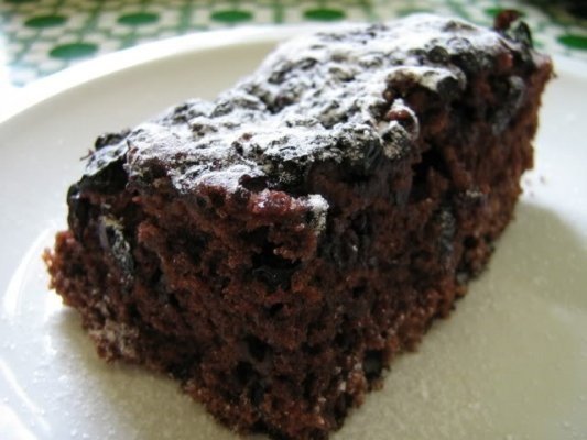 Prajitura cu cacao si afine