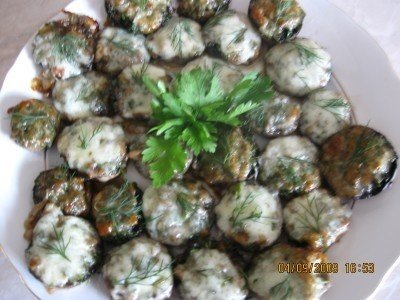 CIUPERCUTE CU VERDEATA SI CASCAVAL