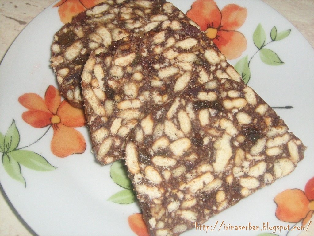 Salam de biscuiţi reţetă