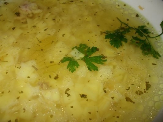 Supa de pui cu flechite