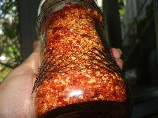 Ardei iuti deshidratati macinati