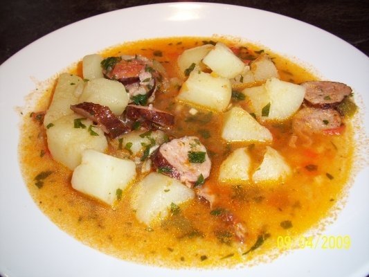 TOCANITA DE CARTOFI CU CARNAT AFUMAT