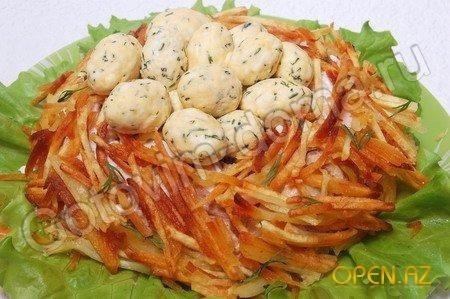 Salata de cartofi cu pui 