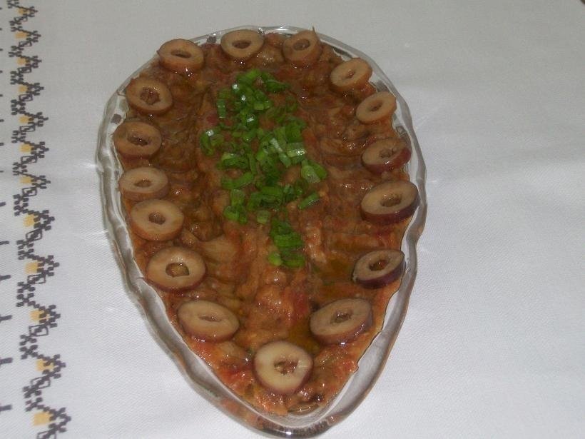 Salata de vinete prajite(specific arabesc)