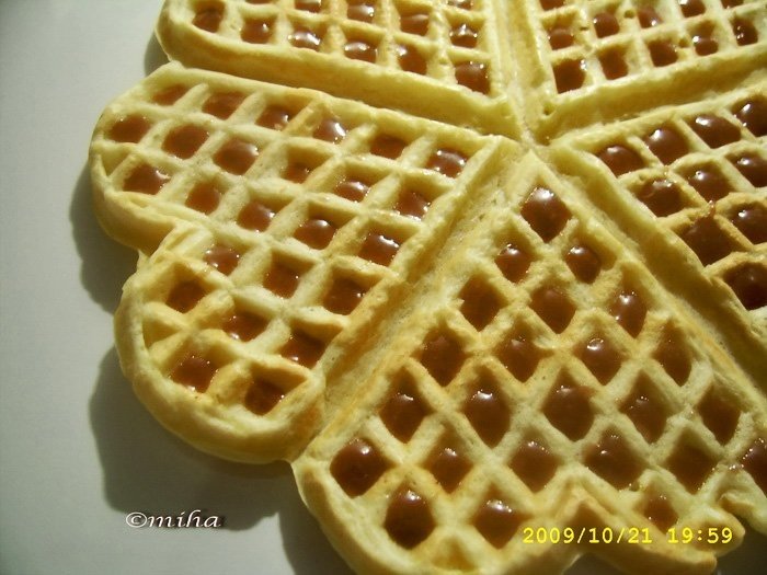 Gauffre cu caramel
