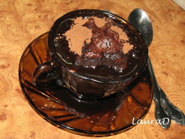 Pudding insiropat de ciocolata cu portocala