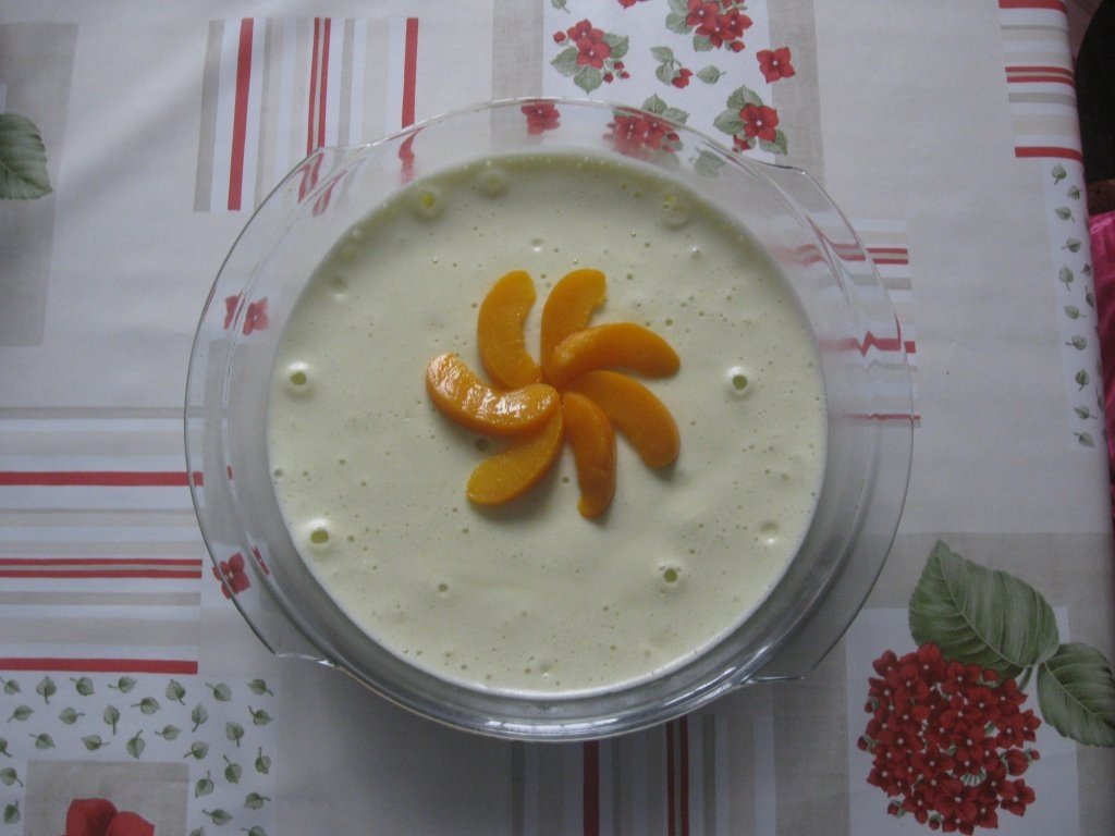 Mousse de piersici ( Musse de pessegos )