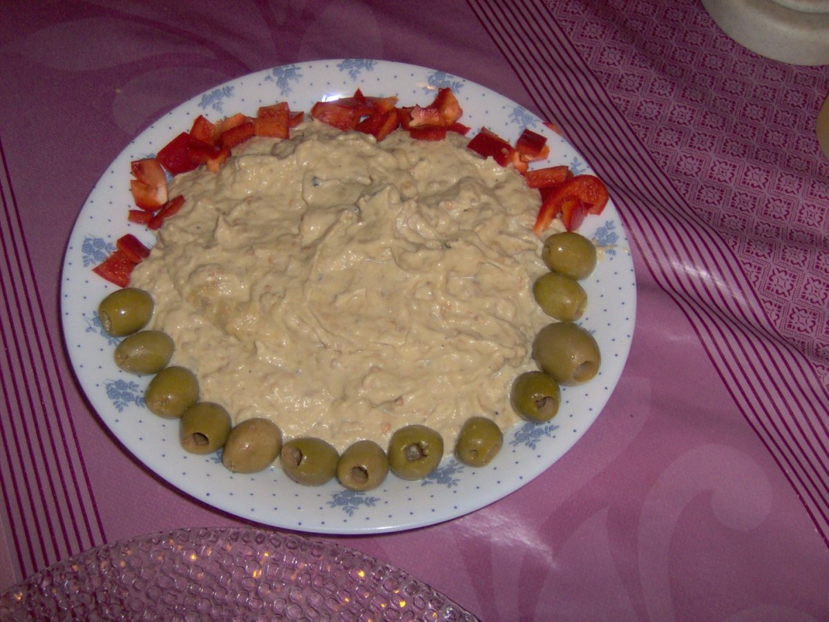 Pasta de vinete cu tahini