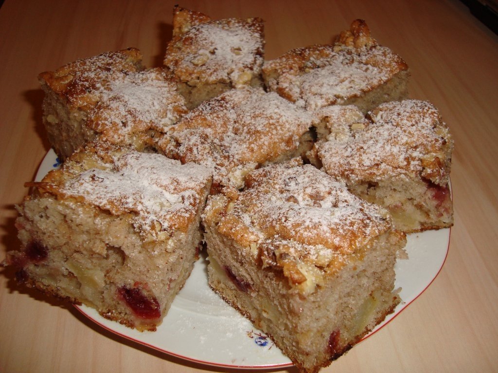 Prajitura cu mar cubulete