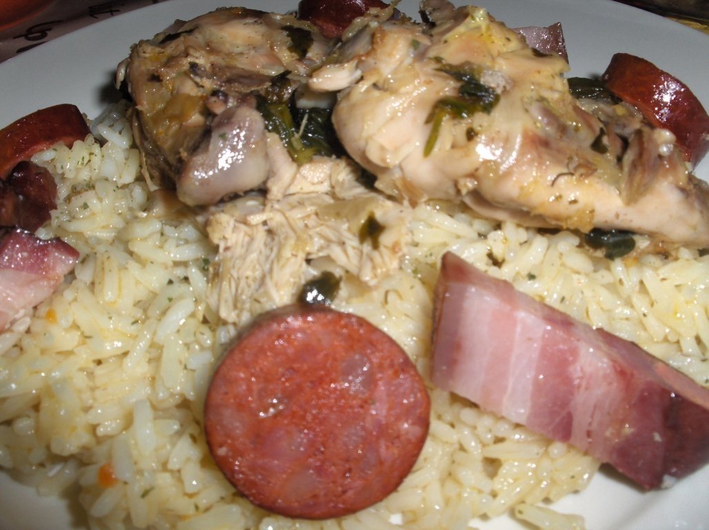 Galinha cerejada á Loulè( retetã regionalã Algarve)