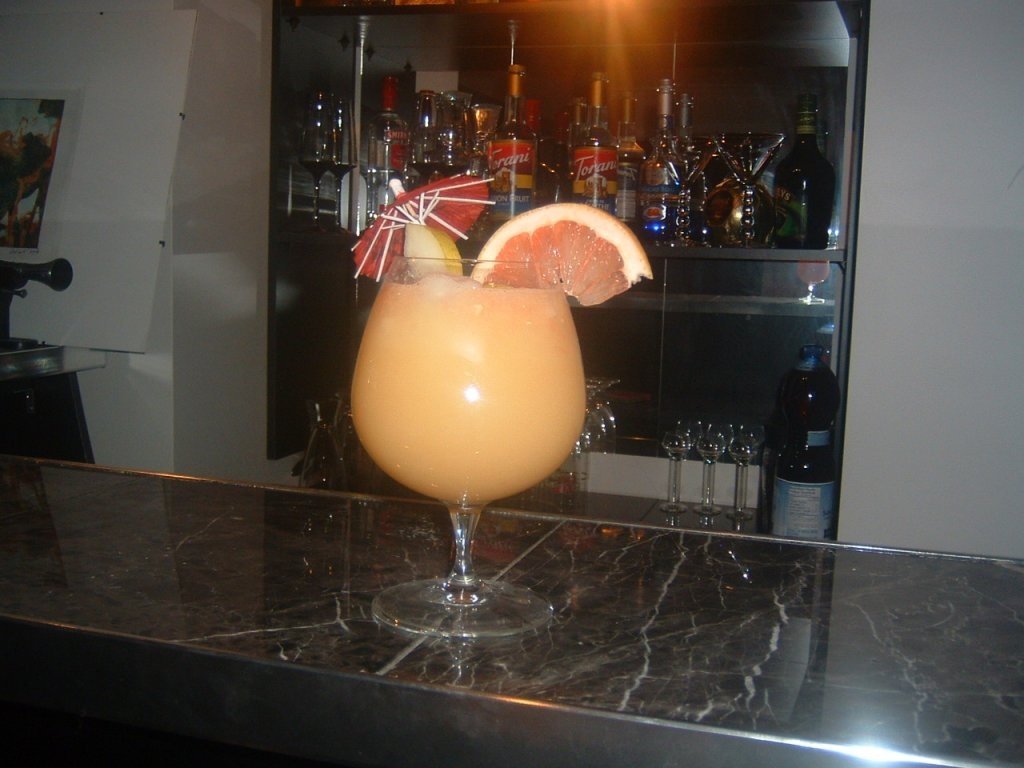 "Potion magique" (continuare).Suc de grapefruit si pere