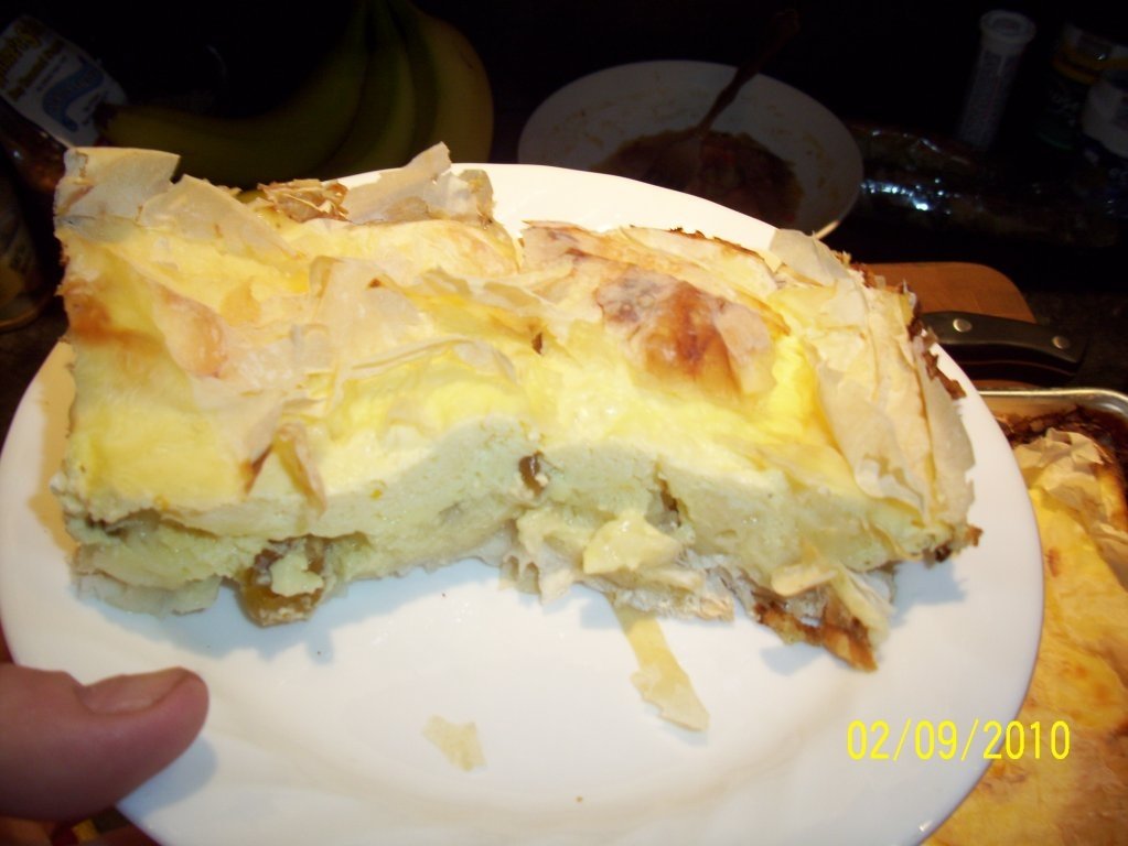 Prajitura cu foi Fillo