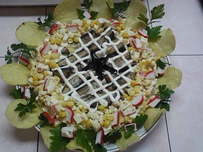 Aperitiv floarea soarelui