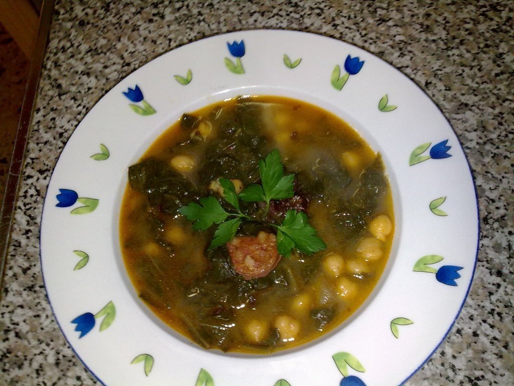 Potaje de acelga(tocana de cardon)