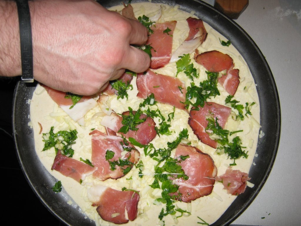 pizza prosciutto