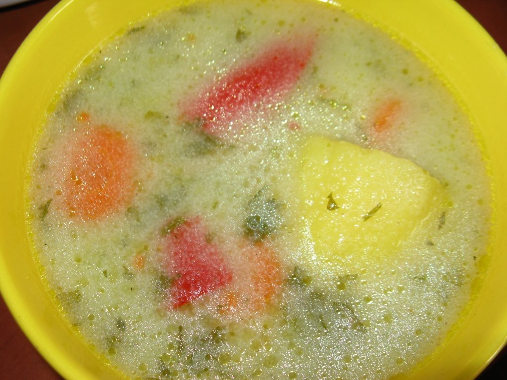 Supa de legume cu gris
