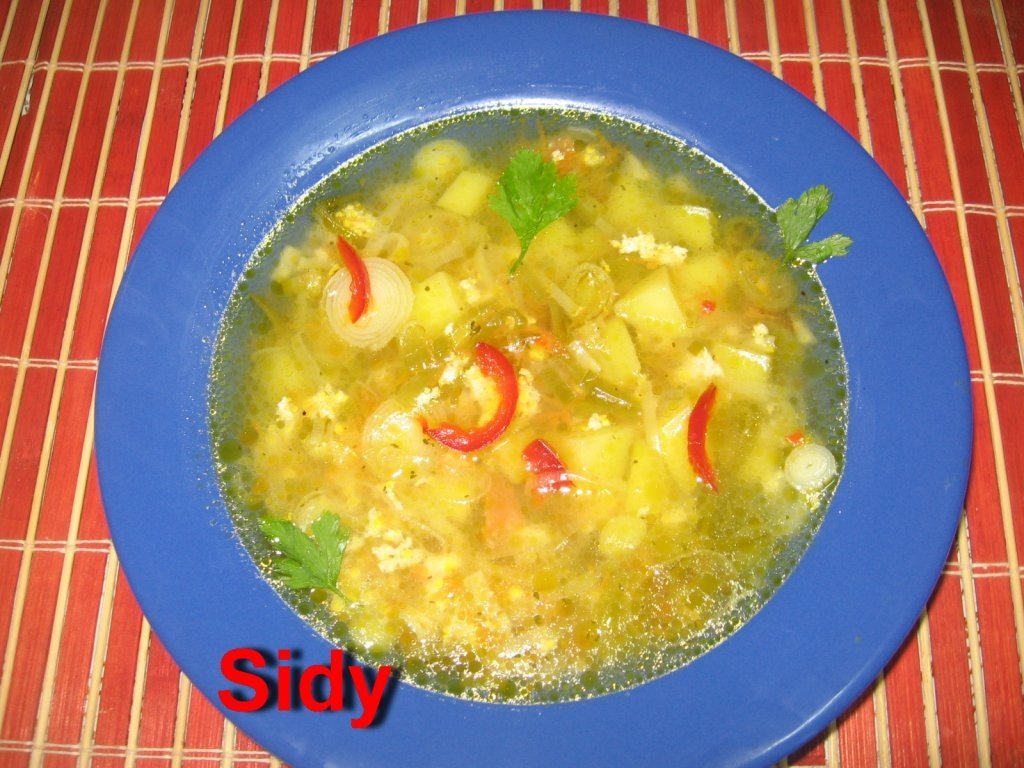 Ciorbita de praz cu iaurt