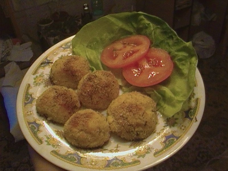 Crochete de cartofi la cuptor