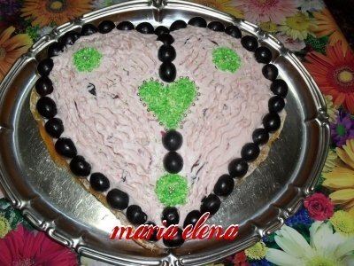 Tort de Dragobete, inimioara