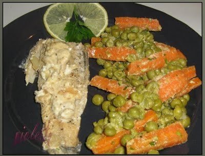 File de merlucius cu legume