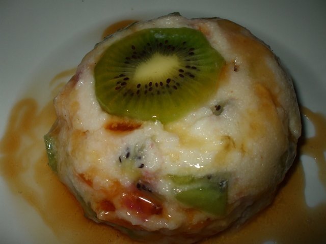 Budinca de gris cu fructe