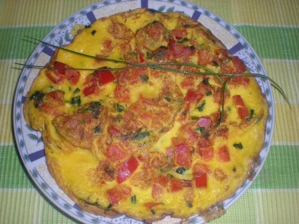 Omleta cu ardei gras