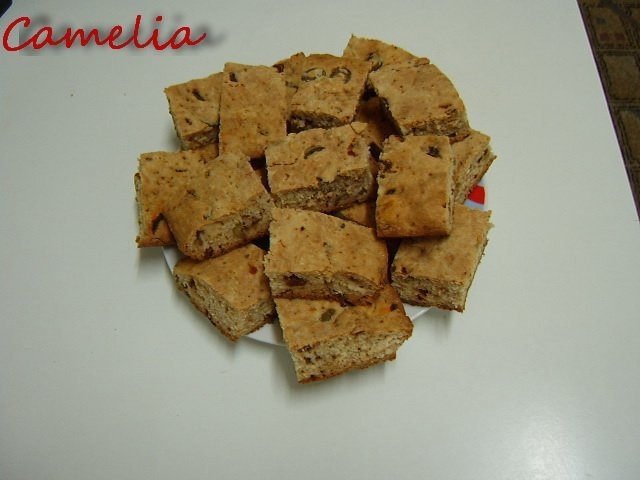 Foccacia cu rosii uscate