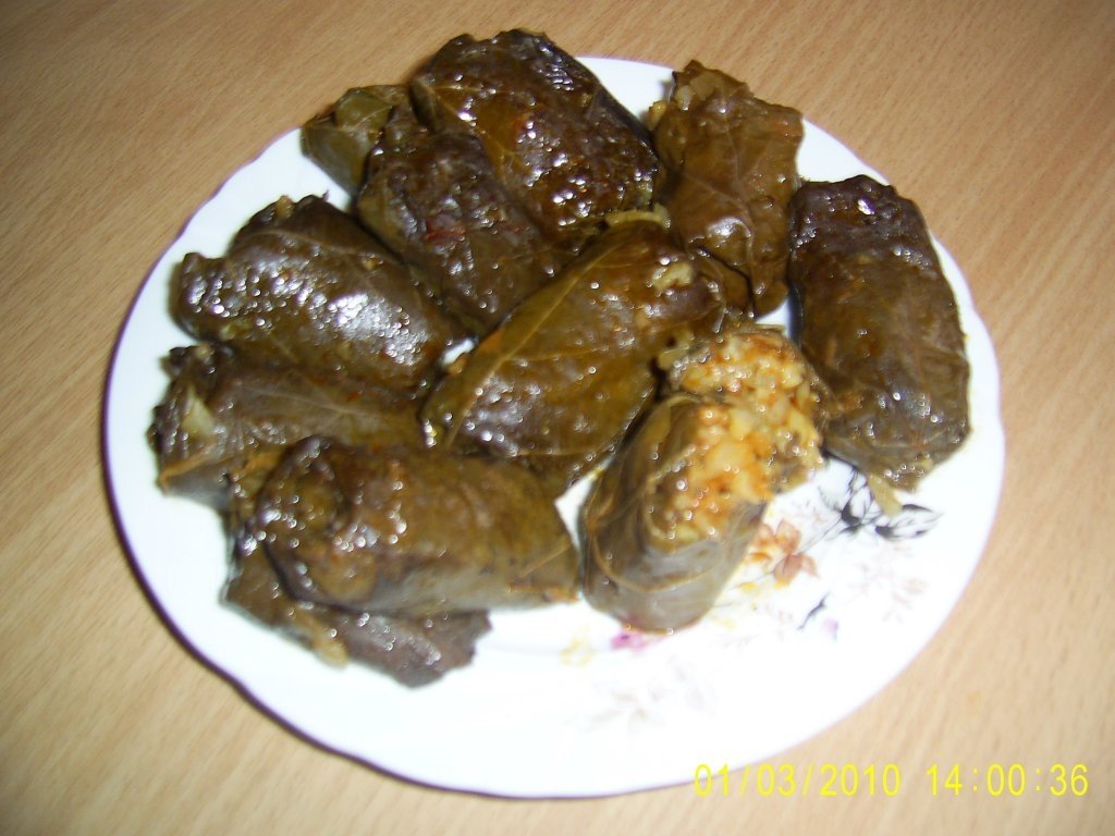 Sarmalute in foi de vita (de post)