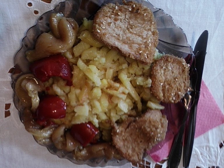 Soia in crusta de pesmet si susan