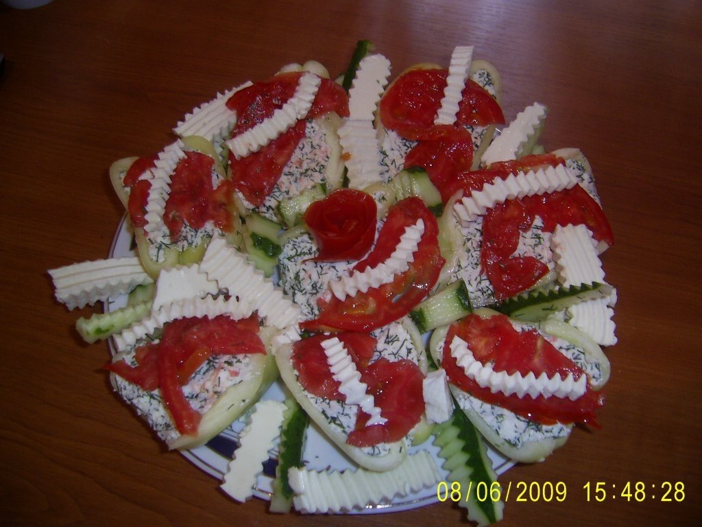 Ardei gras umplut cu branza