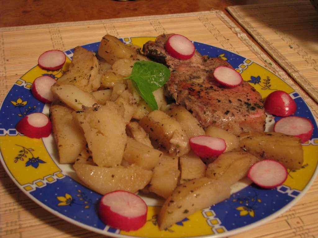 Friptura de porc la cuptor