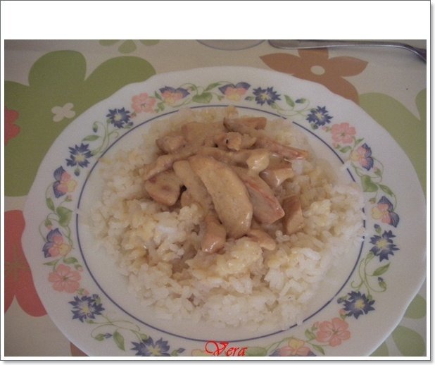 Orez cu pui si curry