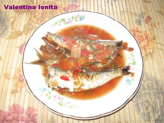 Sardina la grill (gratar) in saramura