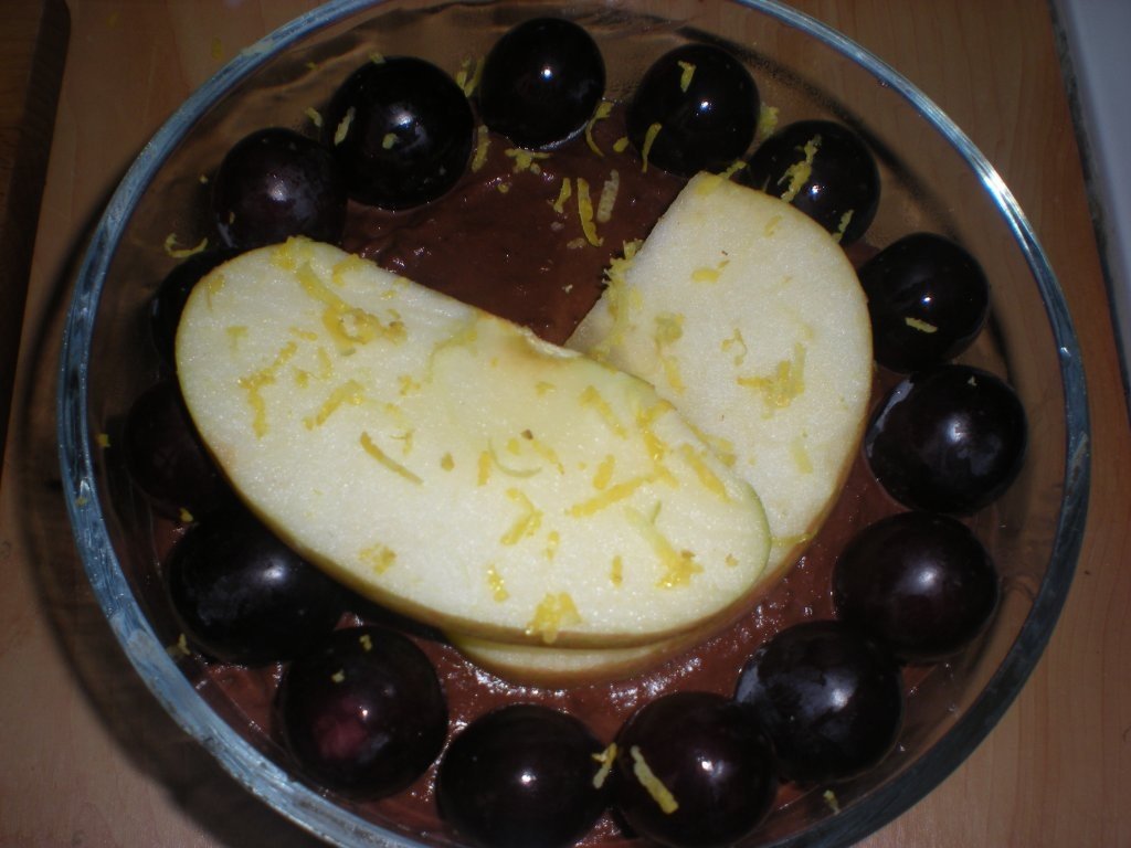 Budinca cu mere si struguri