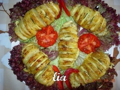 Cartofi noi, impanati