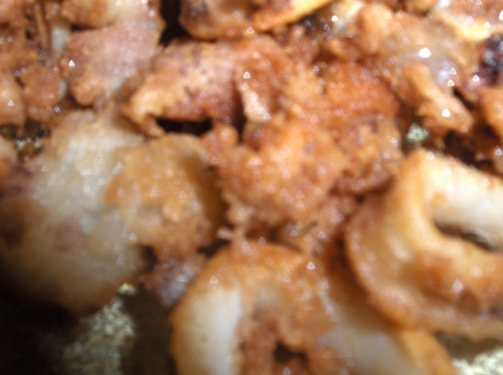 Crispy squid rings(Lulas fritas)