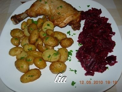 Cartofi noi, prajiti