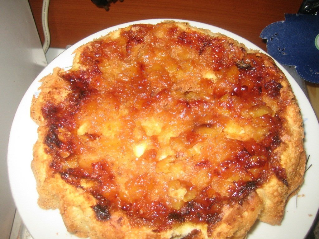 Chec cu mere,banane si scortisoara