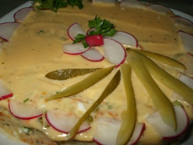 Salata de legume fara carne (tip boeuf)