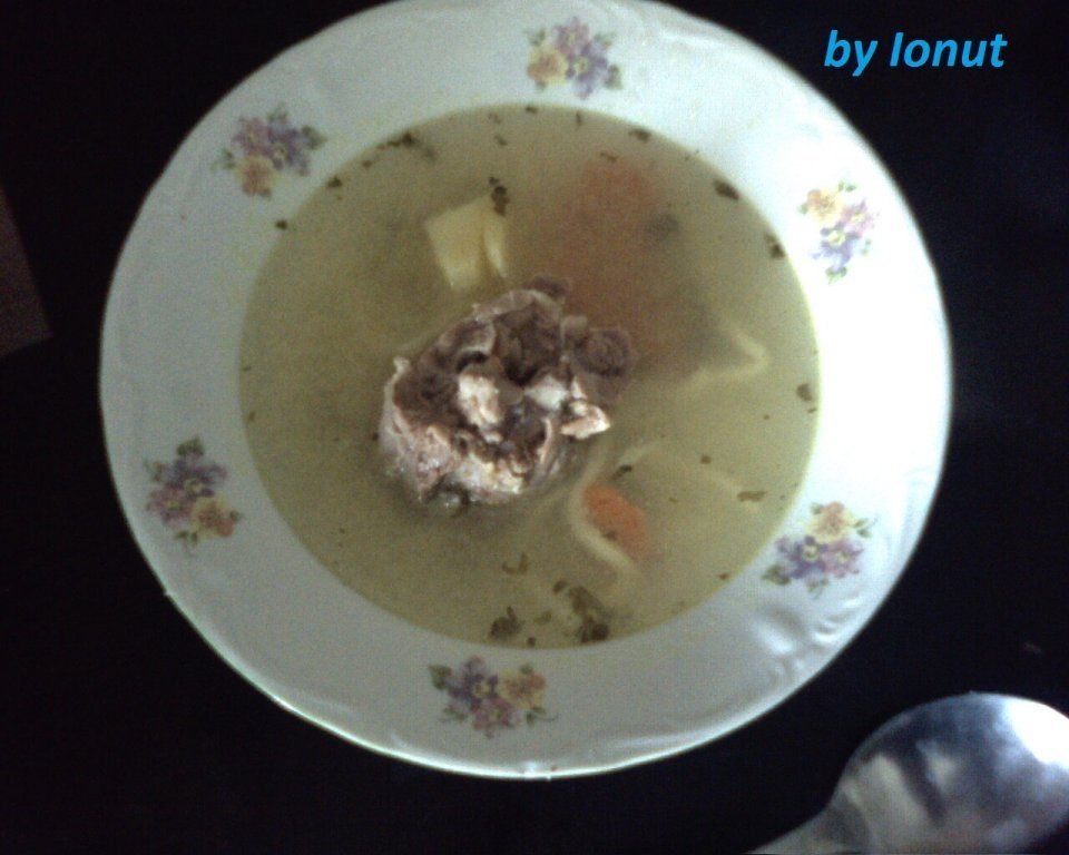 Ciorba de gaturi de curcan