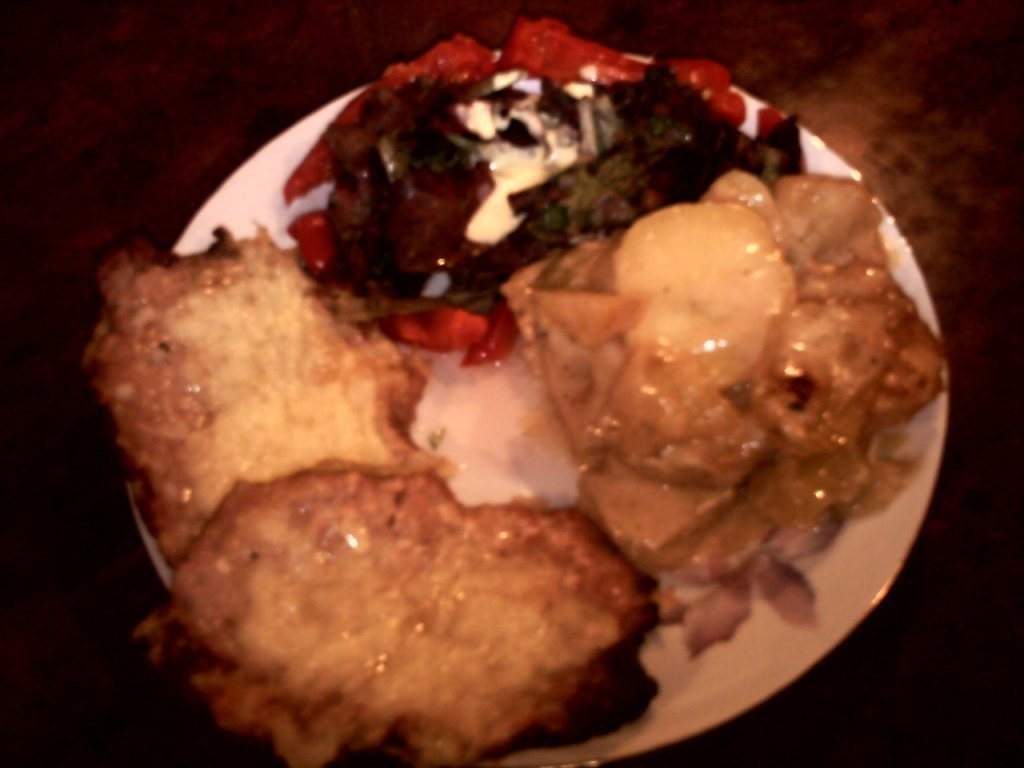 Cotlet in sos de hrean